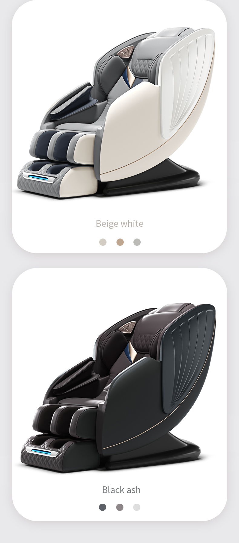 Jare 8900  Wholesale  OEM ODM Factory Price Hot Sales Luxury Leather Zero Gravity Electric Full Body Massage Chair