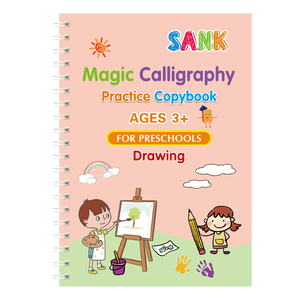 La calligrafia pratica la calligrafia con intaglio a penna dura personalizzata per bambini pratica il libro di scrittura magica degli studenti - Product Image 4