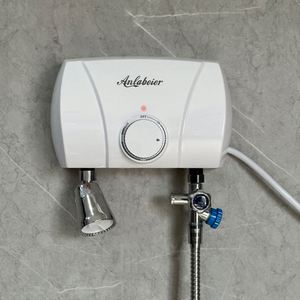 Anlabeier Cheap Price Mini 550kW 220V Two Outlet Options ELCB IPX4 Instant Small Electric Water <strong>Heater</strong> - Product Image 1