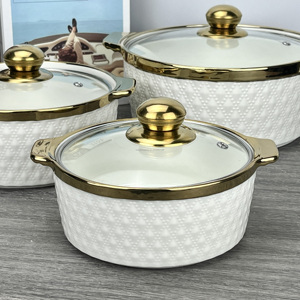 厨房锅产品项目器皿批发不粘炊具套装餐具套装陶瓷汤锅炊具套装