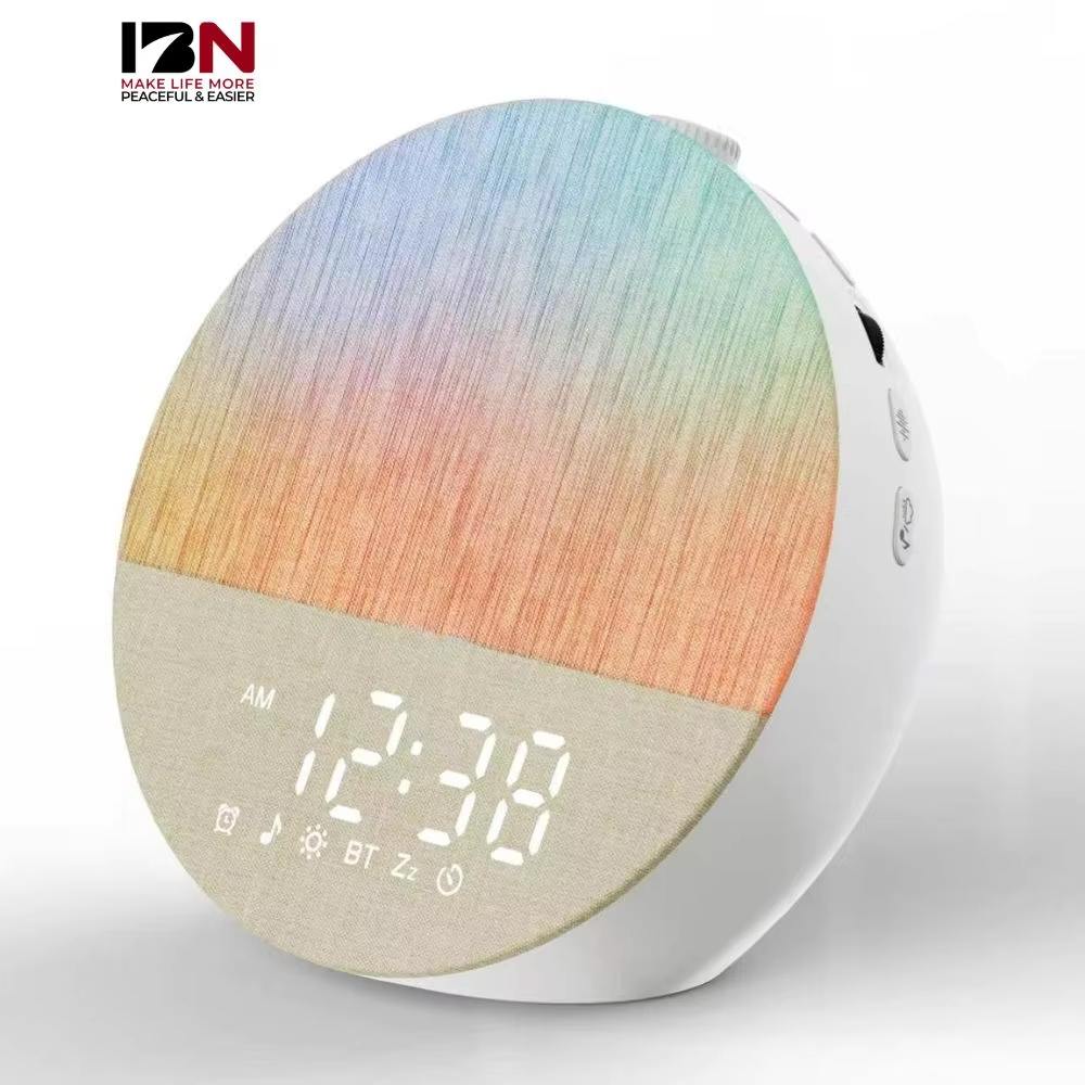 White noise sleep night light fabric wake-up lamp alarm clock