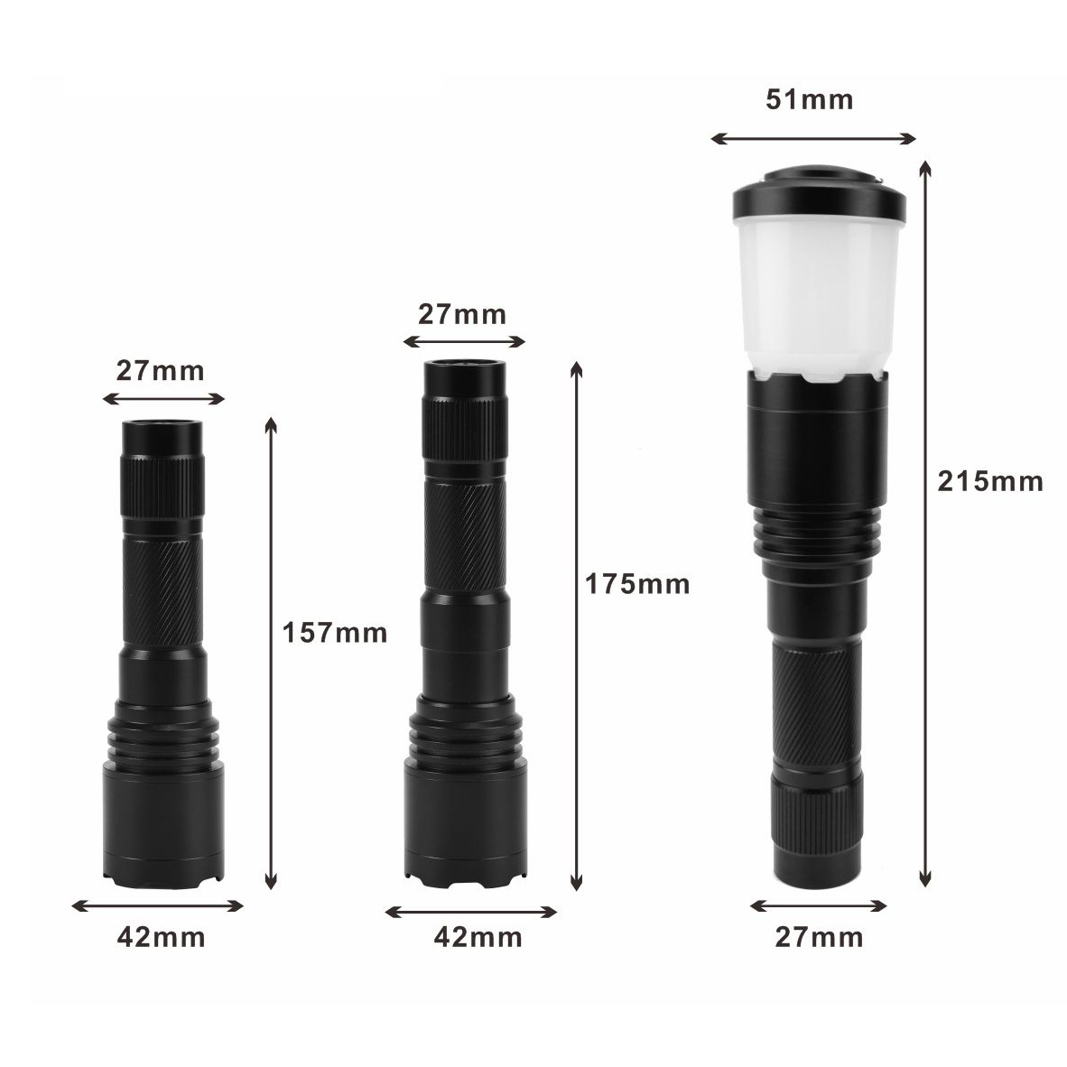 Abat-jour noir F867 pour lampe de chargement 42157mm