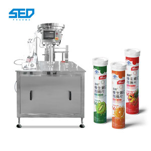 半自动泡腾片维生素c管计数灌装封口机 - Product Image 1
