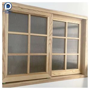 Prima Natural Solid Wooden <strong>Window</strong> Classical <strong>Style</strong> Pine Wood Awing <strong>Windows</strong> Folding Open <strong>Design</strong> with Steel <strong>Frame</strong> for House &amp; Villa - Product Image 2