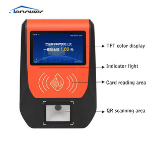 All-in-One-POS-Terminal mit 4G NFC-Barcode QR-<span class=keywords><strong>Code</strong></span> und Bus-Tarifs ammlung Android-Bus-Valid ator in neuwertigem USB-Reader