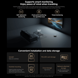 Original for Xiaomi Smart <strong>Camera</strong> C700 4K Ultra-HD Dual-band Wi-Fi 6 BT5.3 Flagship AI Chip 360&deg; Intelligent Detection Monitor - Product Image 6