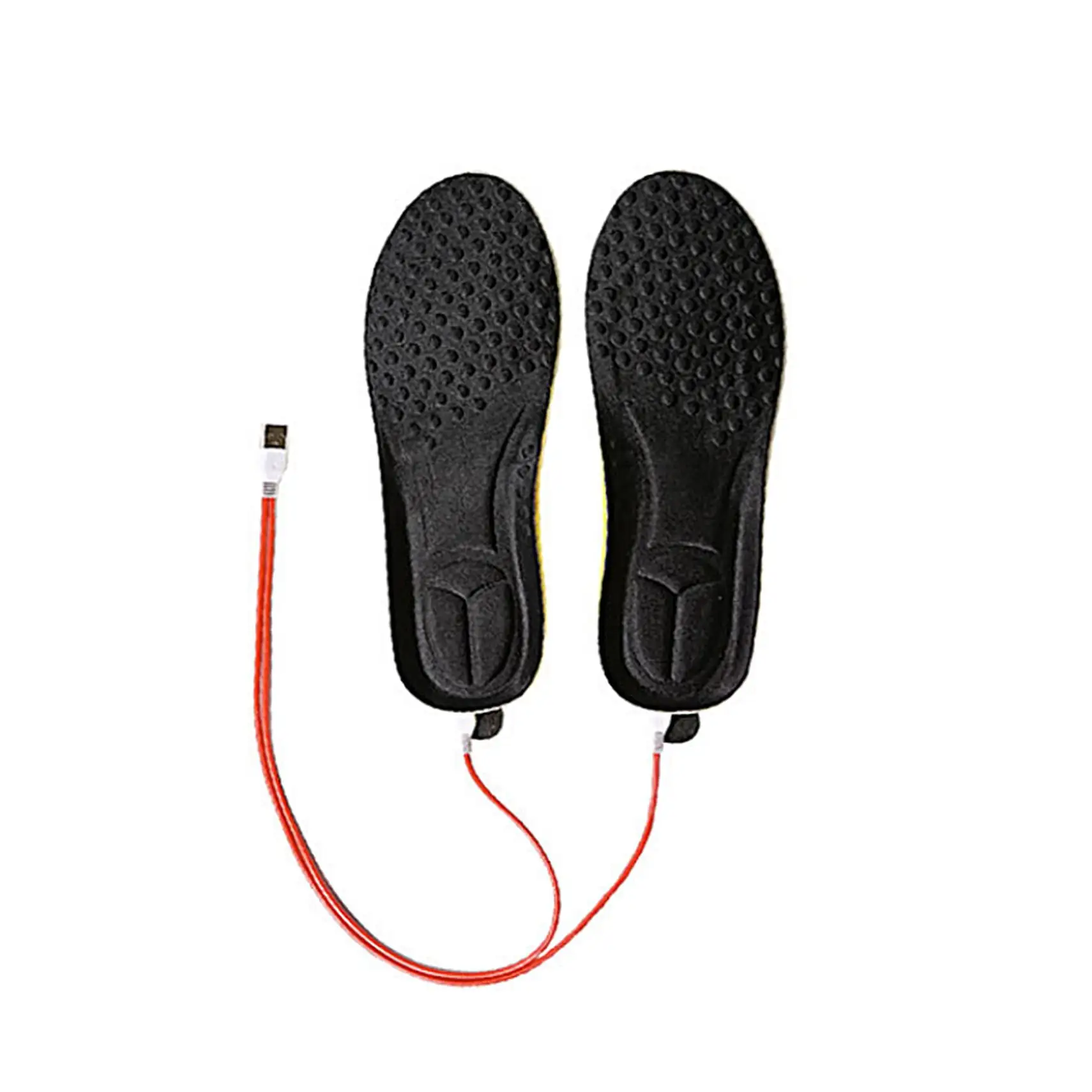 Semelles chauffantes, semelles de chaussures chauffantes Usb Sports de plein air Chauffe-pieds pour hommes et femmes Activités de plein air d'hiver