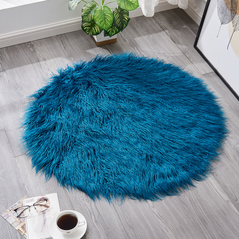 Dark blue Tan wool