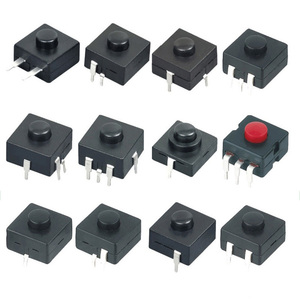 square 12x12mm <strong>Switch</strong> Through Hole SP3T Push Button <strong>Switch</strong> Flashlight <strong>Switches</strong> - Product Image 1