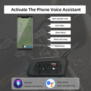 V6 PLUS Motorcycle Accessories <strong>Bluetooth</strong> Headphone <strong>Intercom</strong> Communication <strong>System</strong> 1500M <strong>Bluetooth</strong> Helmet <strong>Intercom</strong> - Product Image 6