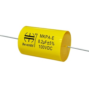 Bevenbi <span class=keywords><strong>5uf</strong></span> 8uf 12uf 15uf 18uf 100V音频交叉高音扬声器轴向PP MKP薄膜电容器