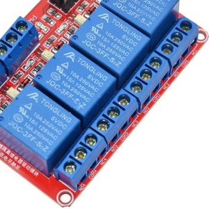 Il modulo relè 24V 4 canali con isolamento optoaccoppiatore supporta la tensione di innesco alta e bassa 5V, 9, 12V - Product Image 5