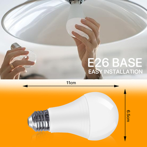 E26 E27 5W 7W 9W1600KアンバーフルスペクトラムデュアルカラーLED電球健康照明LED電球家庭用卸売 - Product Image 3