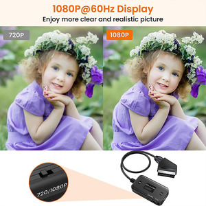Scart zu HDMI Konverter Scart zu HDMI mit Line SCART Eingang zu einem HDMI Ausgang 1080P 60Hz / 720P Realistischer HD Visual - Product Image 5