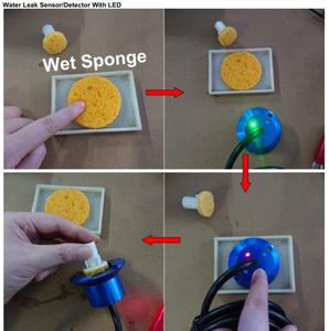 Aluminum Alloy Nylon Water Leakage <strong>Detection</strong> <strong>Sensor</strong> Water Leak <strong>Sensor</strong> Alarm Water Leak Detector <strong>for</strong> Security Protection