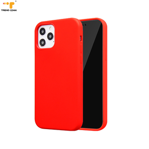 Esnek kauçuk özelleştirilmiş mikro Fiber telefon kapağı iPhone 2025 için 12/12 Pro Max durumda silikon - Product Image 2