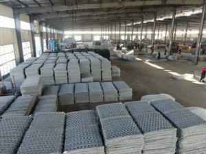 ตะกร้าตาข่ายกาบหินหกเหลี่ยม80x100มม. ตะกร้าตาข่ายสังกะสีสำหรับป้องกันแม่น้ำ - Product Image 3