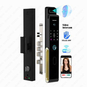 Nuova serratura digitale con riconoscimento facciale biometrico per riconoscimento digitale per interfono vocale remoto con serratura intelligente - Product Image 1