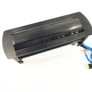 Toma de corriente universal Priz, toma de extensión de montaje empotrada oculta con giro manual, toma de escritorio integrada con puerto de datos - Product Image 2