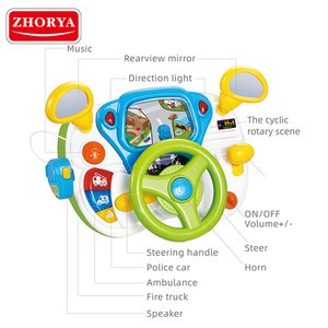 Zhorya bebek öğrenme araba simülasyon sürücüsü direksiyon oyuncaklar - Product Image 3