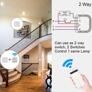 Wifi-Switch-Modul Smart Home Automation 2-Wege-Google Home Tuya App Sprach fernbedienung - Product Image 2