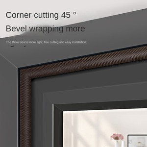 Bán buôn cửa gỗ chống trộm cửa PU tạo bọt hình chữ V tự dính cách âm dải chống gió và giảm tiếng ồn - Product Image 4