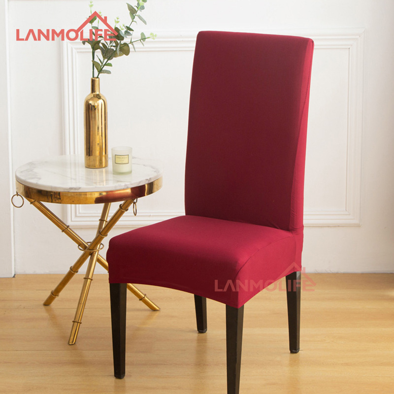 Wine red-universal chair cover