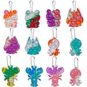 Tùy chỉnh hình dạng Silicone cảm giác động đậy Keychain Pop <span class=keywords><strong>mini</strong></span> chống lo âu Đồ chơi cho bé trai và bé gái tùy chỉnh cảm giác công cụ - Product Image 2