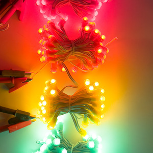 Decoration Outdoor <strong>Color</strong> Led <strong>String</strong> Lights 12v 9MM 50pcs/<strong>String</strong> for Signs Logos - Product Image 4