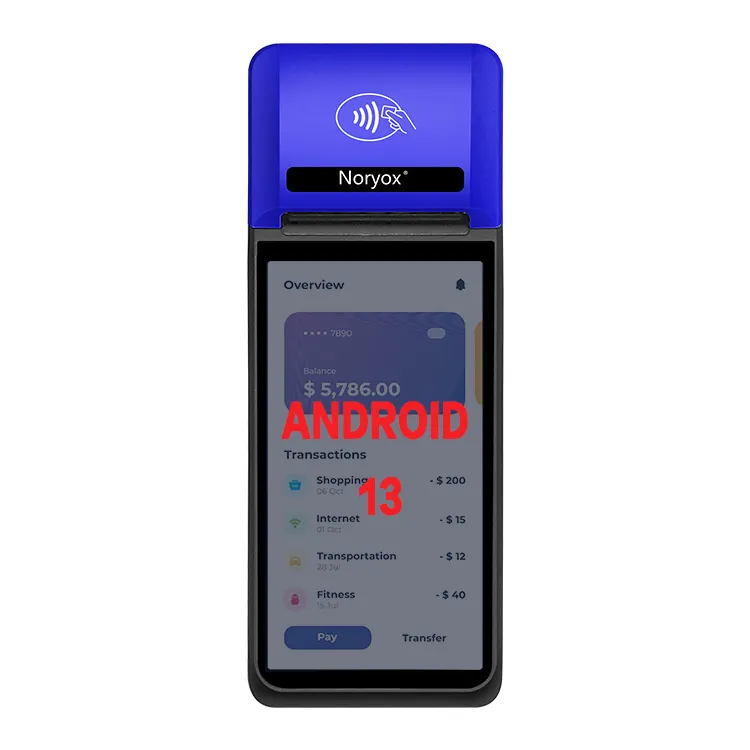 ODM OEM 3 + 16G Android 13 sistema terminale Mobile POS da 5.5 pollici 720*1280 Touch Screen Mobile Pos per pagamento cassiere sistemi POS
