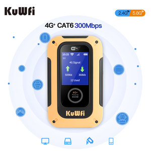 Unlocked <strong>3G</strong>/4G SIM Card ESIM Portable 4G <strong>Wifi</strong> Router CAT6 Mobile with 300mbps Max. <strong>LAN</strong> Data Rate 2.4G Firewall Support - Product Image 2