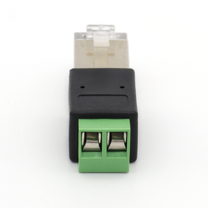 Adaptador de terminal de tornillo de red RJ45 8P4C a 2 pines - Product Image 2