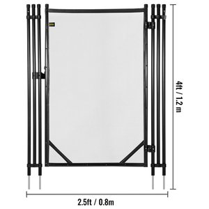 Recinzione per piscina 4x2.5 Ft Kit per cancello di sicurezza per piscina 1000D