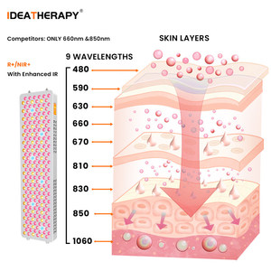 Shenzhen Professional 2025 New <strong>Infrared</strong> 1060nm Healing Red Light Therapy Device US Plug Standing <strong>Infrared</strong> Light Therapy for Body - Product Image 2