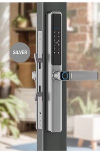 Sinovo 2024 Neues Design Smartphone Ttlock Tuya Fernbedienung Biometrischer Finger abdruck Smart Aluminium Türschloss - Product Image 5