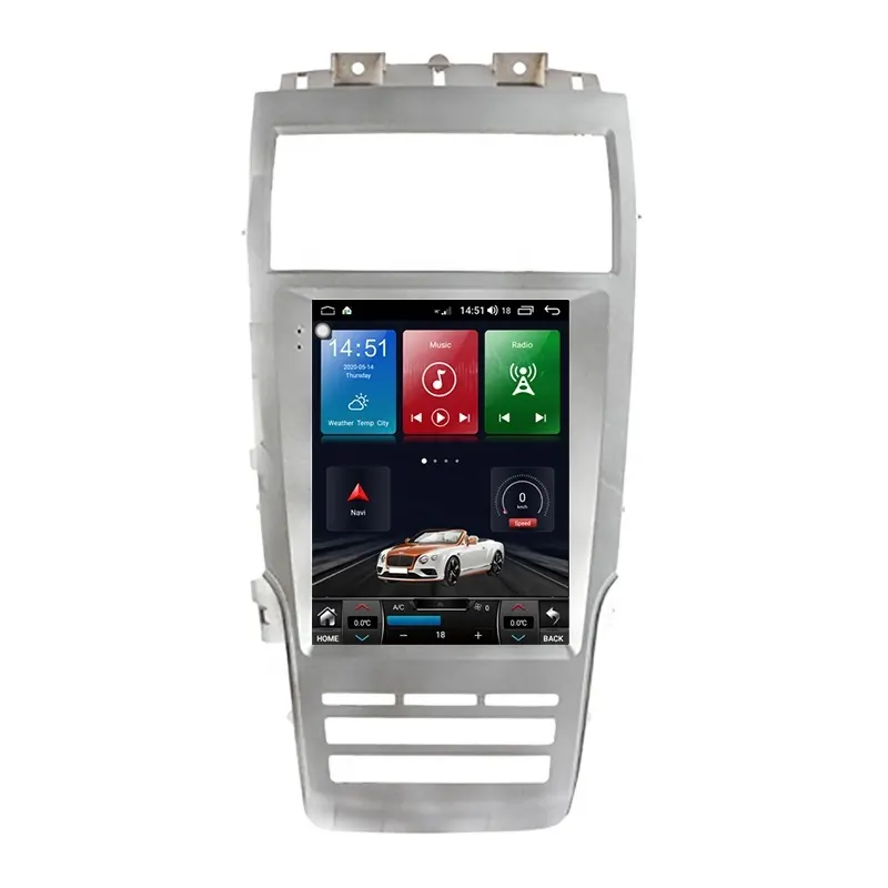 9.7 "Android 10.0 Vertical Screen 8 Core 4 + 64G Car Multimedia Player Auto GPS NavigationためLincoln- MKZ MKC MKX 2013-2020
