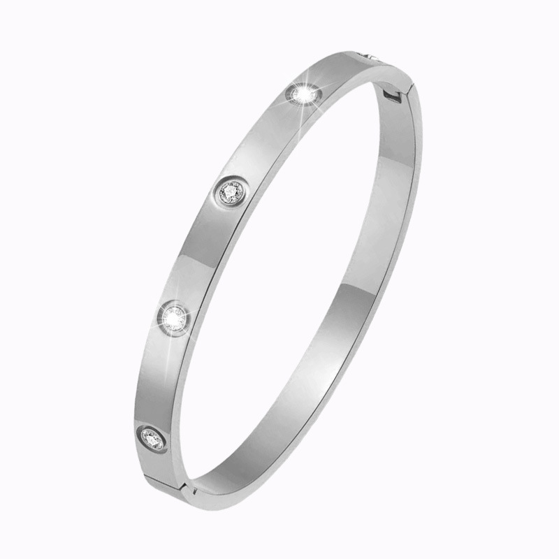Sz-666 plata diez diamantes