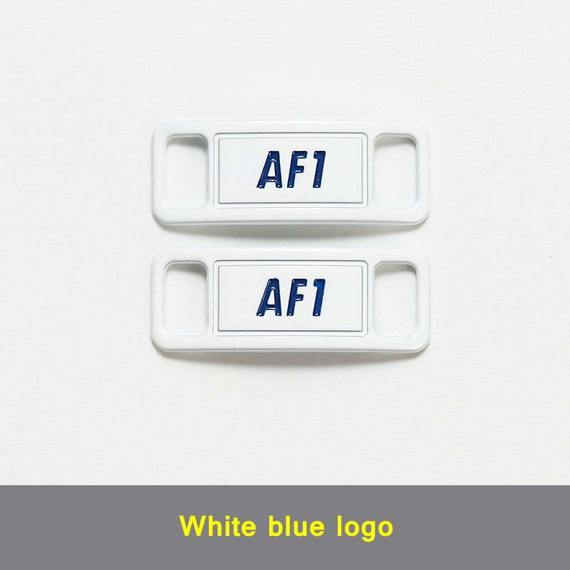 White blue logo