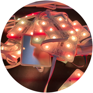 屋外IP67防水68x68mmマジックRGB RGBIC DC24V LEDモジュールライト広告とバックライト用 - Product Image 5