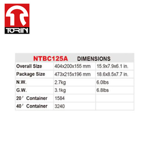 Torin NTBC125A工匠工具箱带工具的便携式工具箱 - Product Image 2