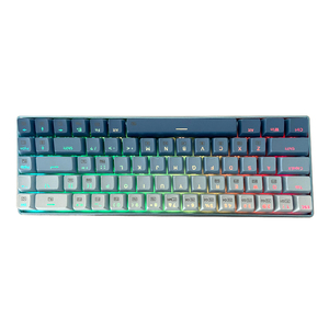 Teclado mecánico personalizable para videojuegos, teclado inalámbrico con Bluetooth 5,1, cable, compacto, 68 teclas, marco de aluminio RGB, 65% - Product Image 3