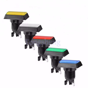51*33mm Arcade <strong>Push</strong> <strong>Button</strong> Switching <strong>Led</strong> Rectangle Colorful <strong>Rectangular</strong> Beveled <strong>Buttons</strong> Arcade Game Machine Parts - Product Image 5