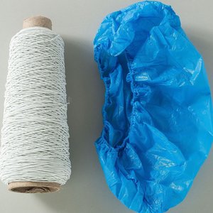 夹帽用白色松紧绳珠线弹力绳 - Product Image 4