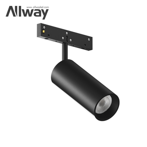 ALLWAY özelleştirmek <span class=keywords><strong>2</strong></span> satır 5MM genişlik alüminyum ray 3w 7w 8w 9w 16w manyetik Led ray lambası