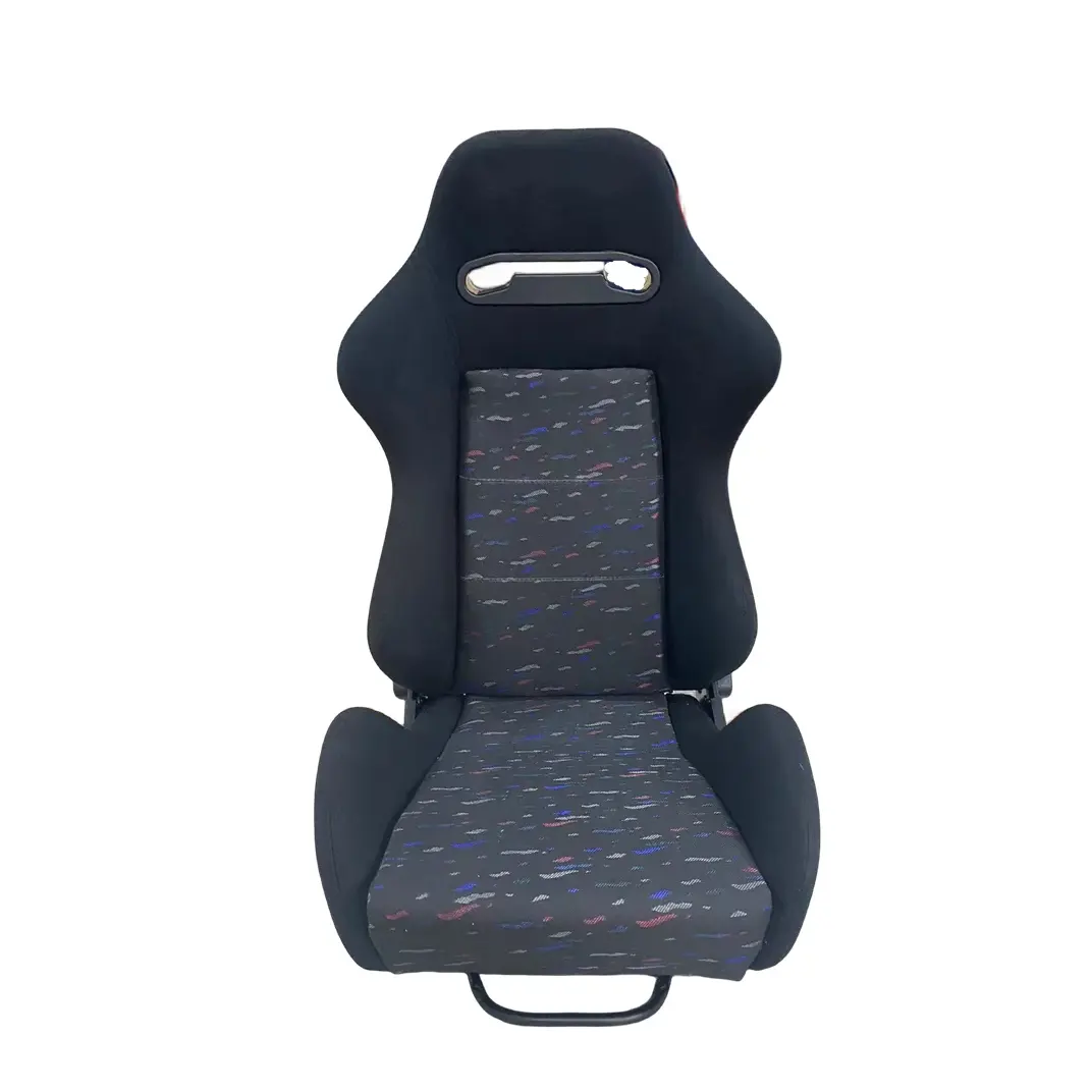 Asientos de cubo de carreras de tela de nuevo estilo universal asiento de coche de gamuza