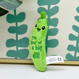 Green Plush Velvet Wholesale Interactive New Cat <strong>Banana</strong> Toy with <strong>Catnip</strong> - Product Image 3