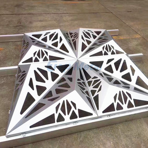 Material de construção em Alumínio Fretwork Painéis de Revestimento de Parede
