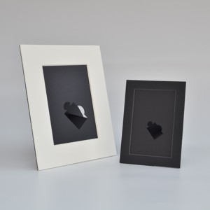 手工相框，带可定制标志垫板/纸板相框 - Product Image 1