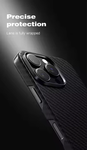 IPhone serisi için Premium anti-damla durumda manyetik kablosuz şarj karbon Fiber koruyucu kılıf cep telefonu kapak aksesuarları