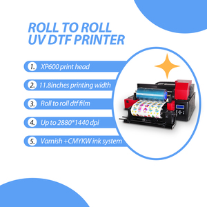 All in One UV DTF Printer Dual Print Head 31cm Width A3 <strong>Direct</strong> to Film Sticker Printing Machine Small Business <strong>Idea</strong> - Product Image 4